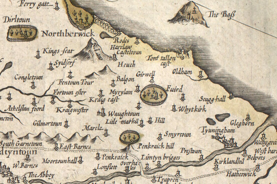 Smeaton (site of) Castle in Prestonkirk, East Lothian Stravaiging